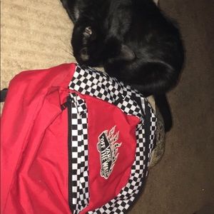 checkered vans backpack